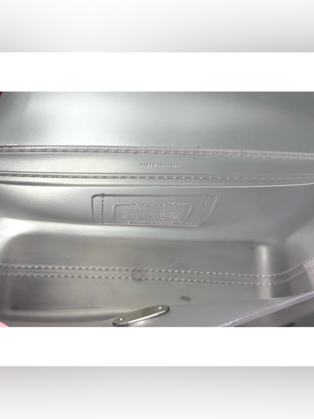 COACH Jelly Tabby CLEAR Crossbody Bag - Picture 9 of 12